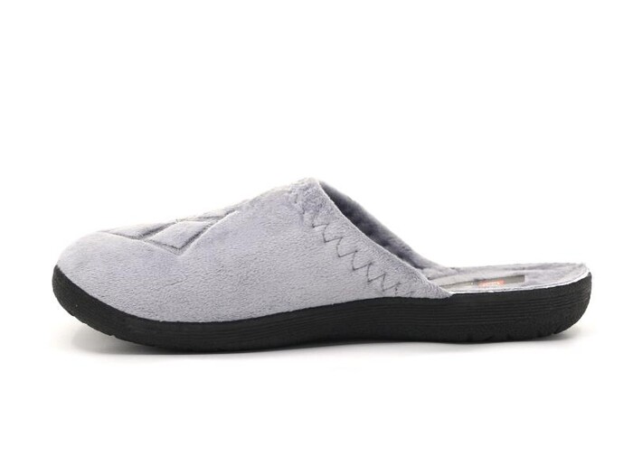 Gezer Zenne 14449.00 Nakışlı Traşlı Ev Terliği Gri - 3