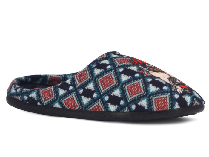 Gezer Zenne 14475.00 Baskılı Gondol Ev Terliği Siyah - Gezer