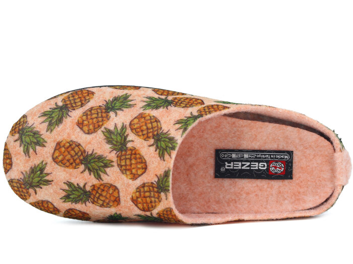 Gezer Zenne 14489.00 PVC Keçeli Ev Terliği Turuncu - Gezer (1)