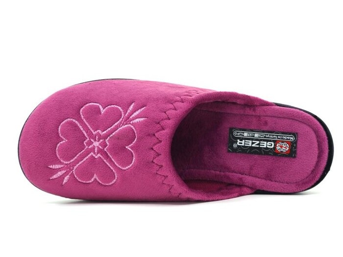 Gezer Zenne 14518.00 Nakışlı Cırtlı Ev Terliği Mor - Gezer (1)