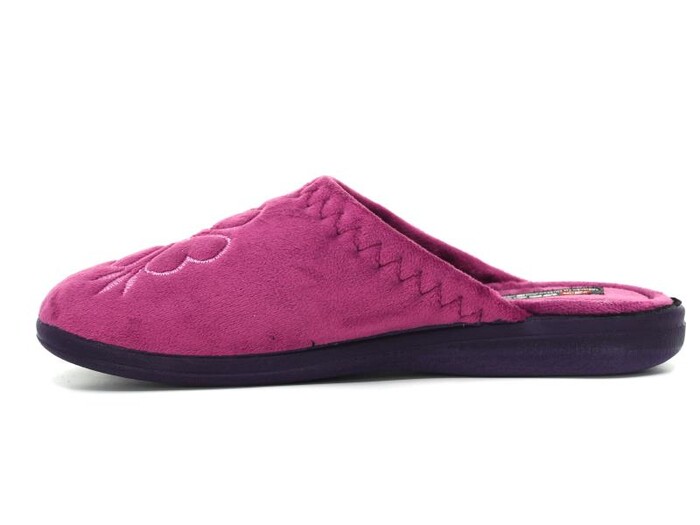 Gezer Zenne 14518.00 Nakışlı Cırtlı Ev Terliği Mor - 3