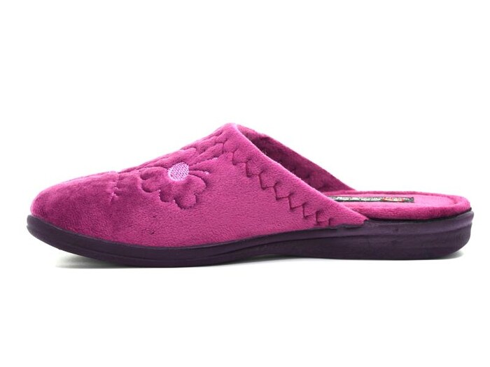 Gezer Zenne 14519.00 Nakışlı Cırtlı Ev Terliği Mor - 3