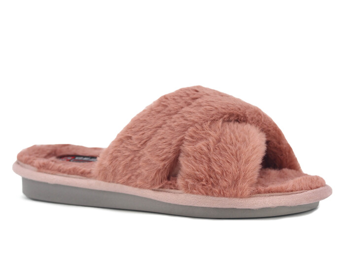 Gezer Zenne 14586.00 Burnu Açık Ev Terliği Gül Kurusu - 1