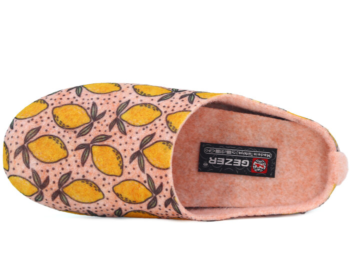 Gezer Zenne 14587.00 PVC Keçeli Ev Terliği Turuncu - Gezer (1)