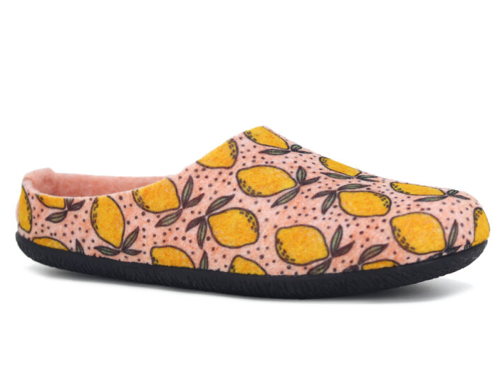 Gezer Zenne 14587.00 PVC Keçeli Ev Terliği Turuncu - 1