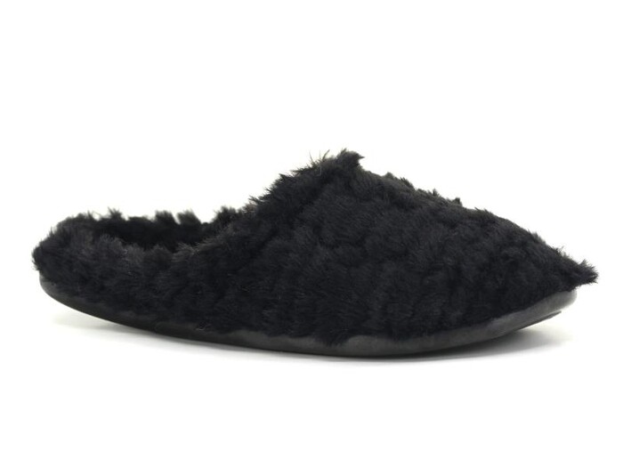 Gezer Zenne 14606.00 Havlulu Gondol Ev Terliği Siyah - 1