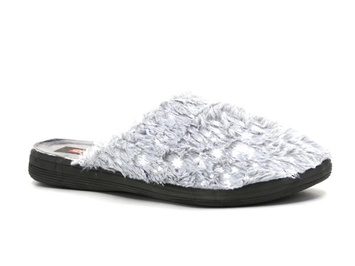 Gezer Zenne 14612.00 Havlulu Traşlı Ev Terliği Gri - 1