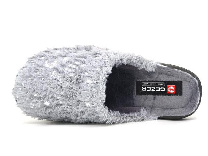 Gezer Zenne 14612.00 Havlulu Traşlı Ev Terliği Gri - 2