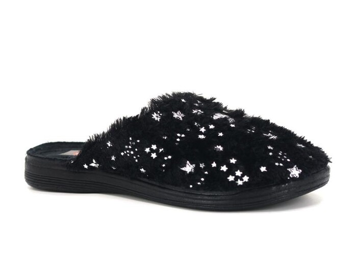 Gezer Zenne 14612.00 Havlulu Traşlı Ev Terliği Siyah 