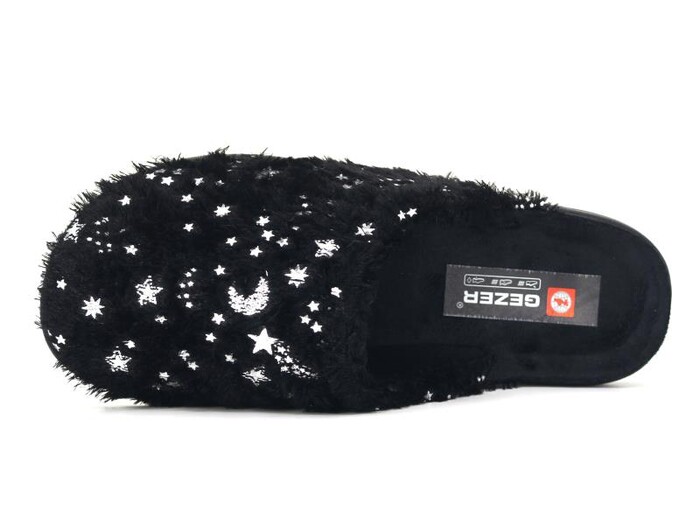 Gezer Zenne 14612.00 Havlulu Traşlı Ev Terliği Siyah - Gezer (1)