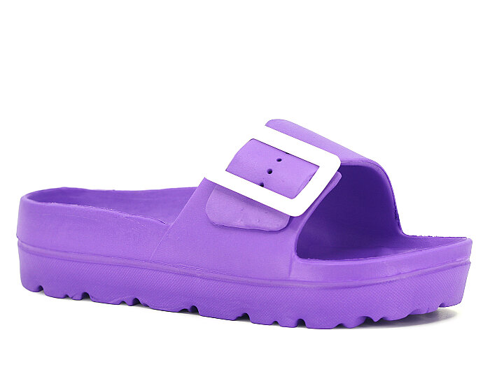 Gezer Zenne 14932.00 Büyük Tek Toka Lux Eva Terlik Eflatun - Gezer