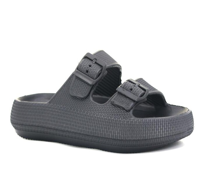 Gezer Zenne 14934.00 Çift Toka Yüksek Lux Eva Terlik Siyah - Gezer