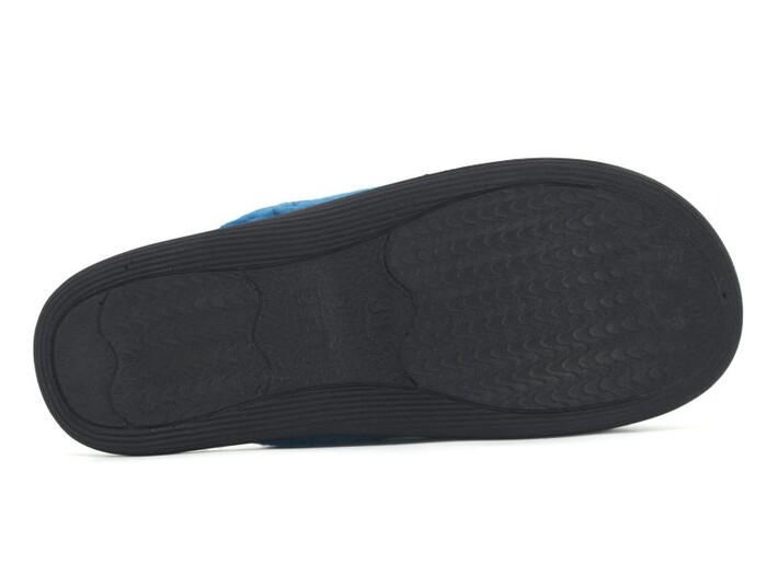 Gezer Zenne 15241.00 Nakışlı Traşlı Ev Terliği Petrol Mavisi - 3