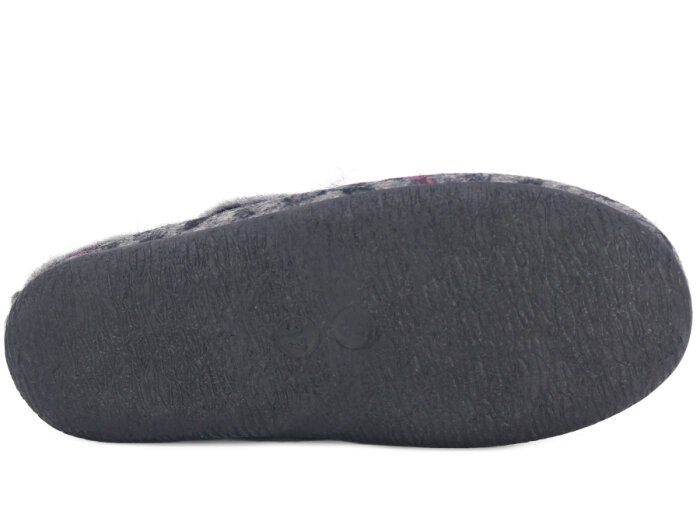 Gezer Zenne 15301.00 PVC Keçeli Ev Terliği Gri - 3