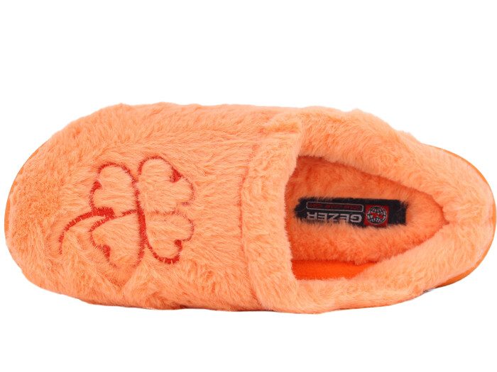 Gezer Zenne 15303.00 Nakışlı Lüx Havlulu Ev Terliği Turuncu - Gezer (1)