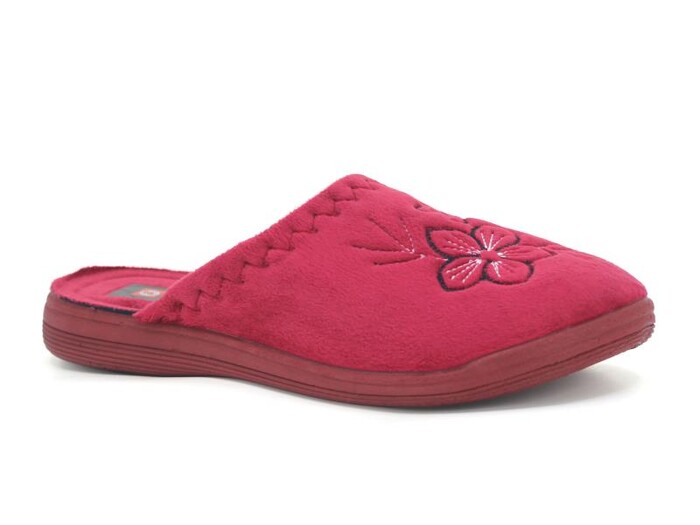 Gezer Zenne 15315.00 Nakışlı Traşlı Ev Terliği Bordo - 1