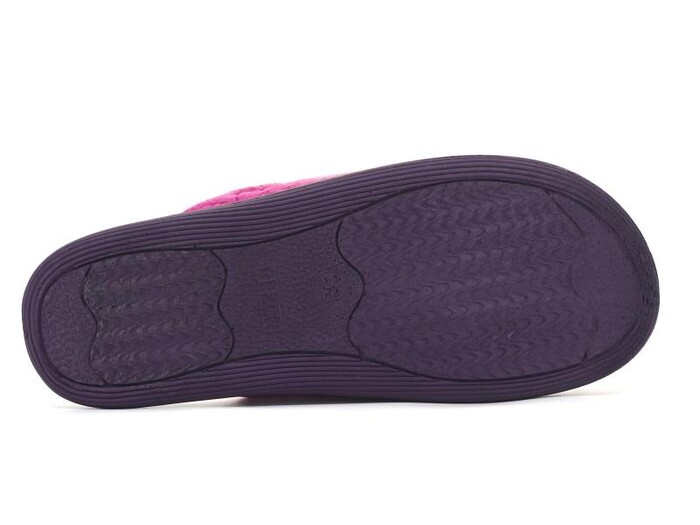 Gezer Zenne 15315.00 Nakışlı Traşlı Ev Terliği Mor - 4