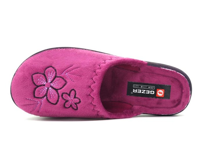 Gezer Zenne 15315.00 Nakışlı Traşlı Ev Terliği Mor - Gezer (1)