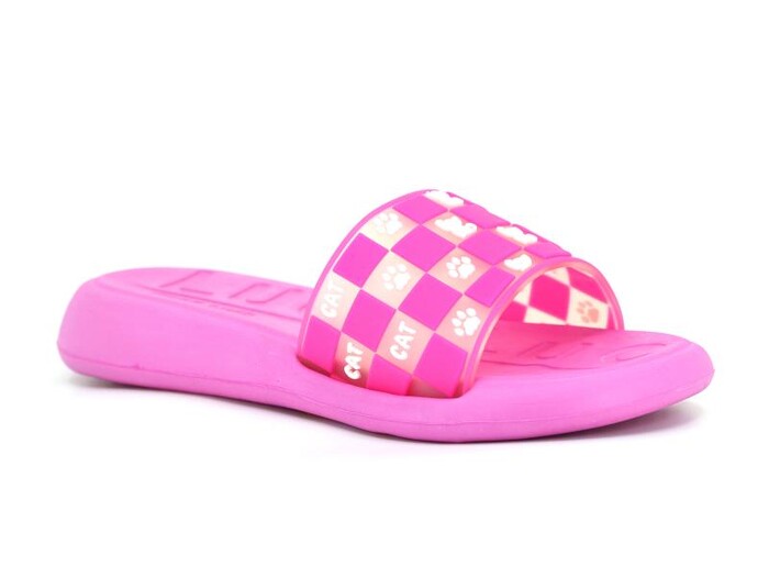 Gezer Zenne 15321.00 Düz Yüz Damalı Lux Eva Terlik Fuşya - 1