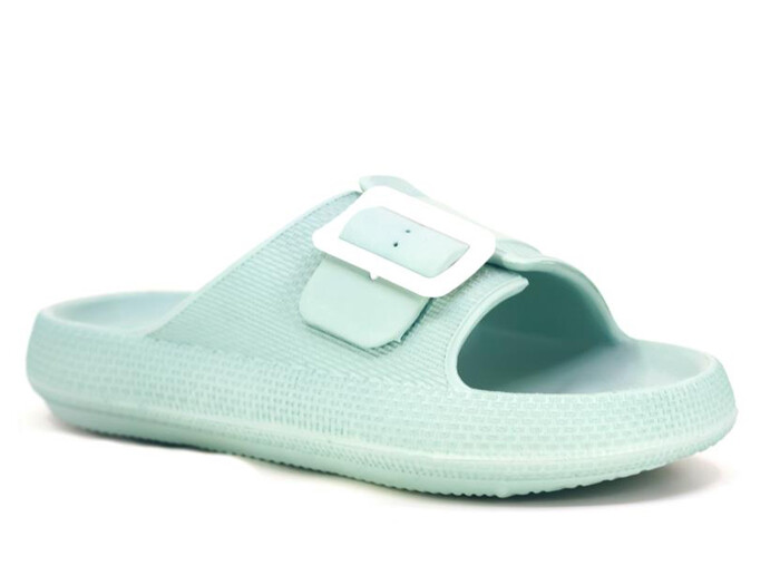 Gezer Zenne 15653.00 Büyük Tek Toka Lux Eva Terlik Mint Yeşili - Gezer