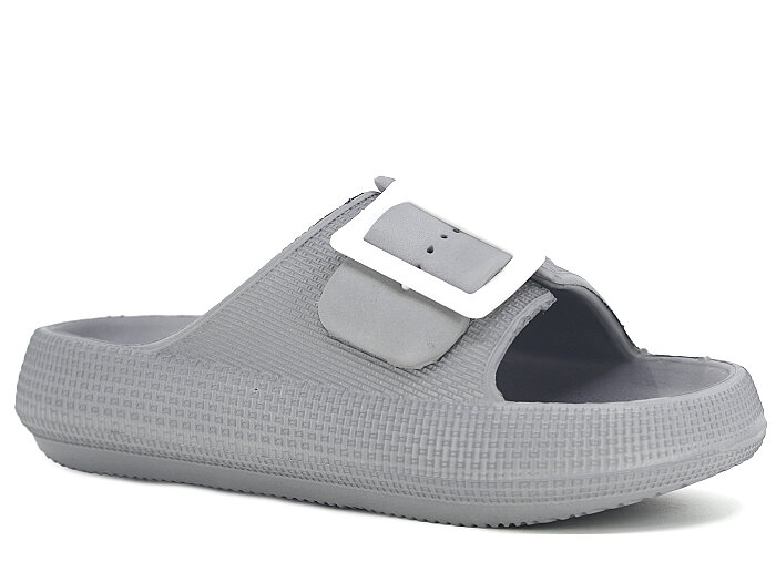 Gezer Zenne 15653.00 Büyük Tek Toka Lux Eva Terlik Açık Gri - Gezer