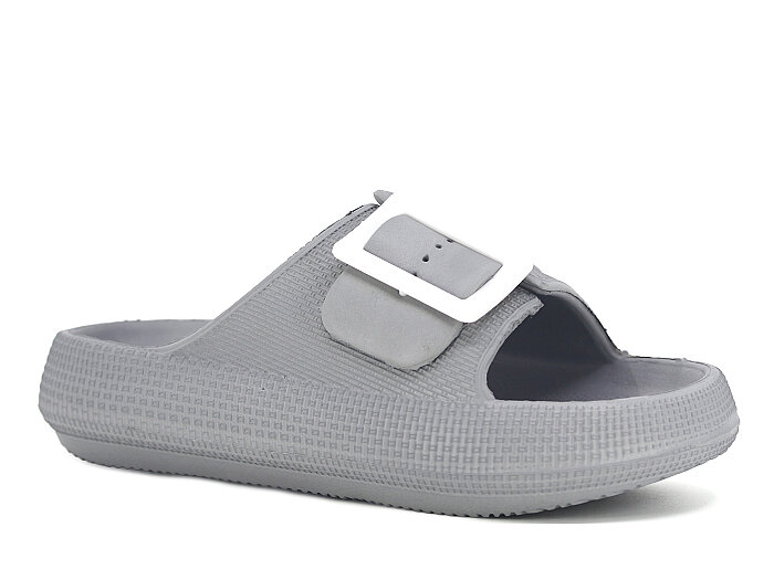 Gezer Zenne 15653.00 Büyük Tek Toka Lux Eva Terlik Açık Gri - Gezer