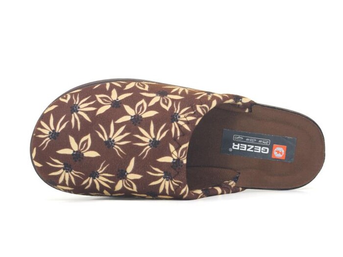 Gezer Zenne 15835.00 Traşlı Ev Terliği Kahve - Gezer (1)