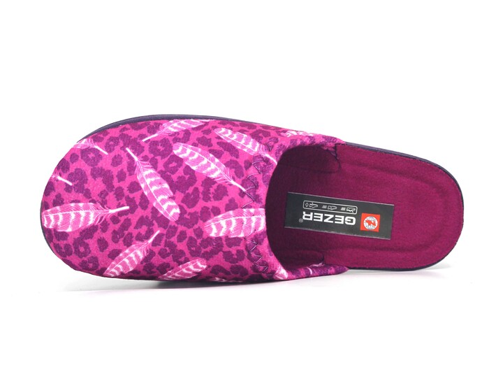 Gezer Zenne 15866.00 Traşlı Ev Terliği Mor - Gezer (1)