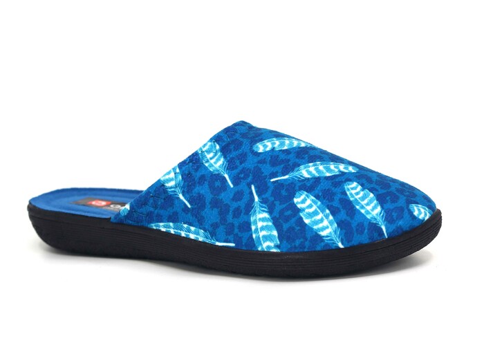 Gezer Zenne 15866.00 Traşlı Ev Terliği Petrol Mavisi - Gezer