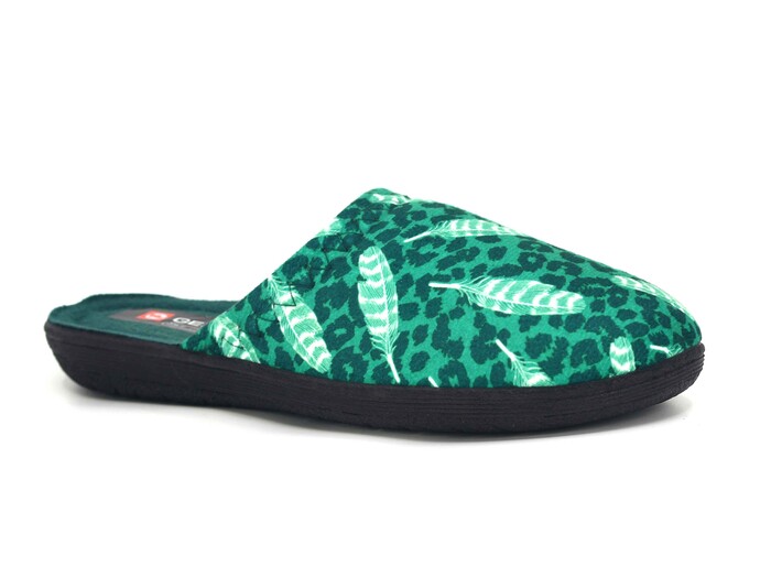 Gezer Zenne 15866.00 Traşlı Ev Terliği Petrol Yeşili - Gezer