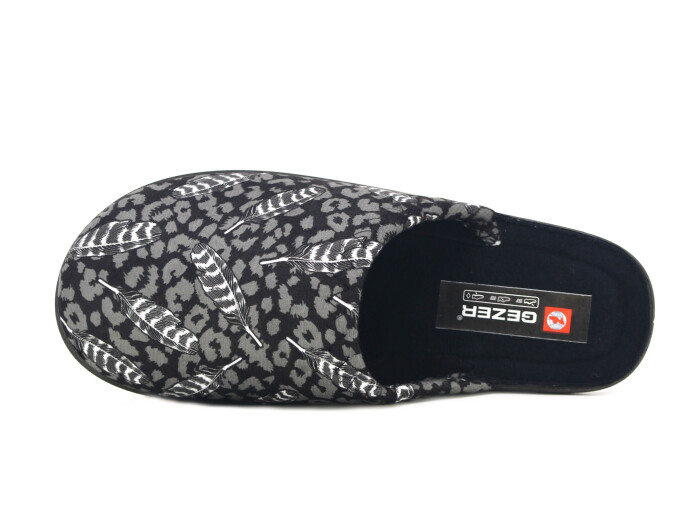 Gezer Zenne 15866.00 Traşlı Ev Terliği Siyah - Gezer (1)