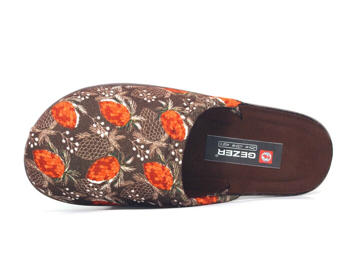 Gezer Zenne 15867.00 Traşlı Ev Terliği Kahve - Gezer (1)