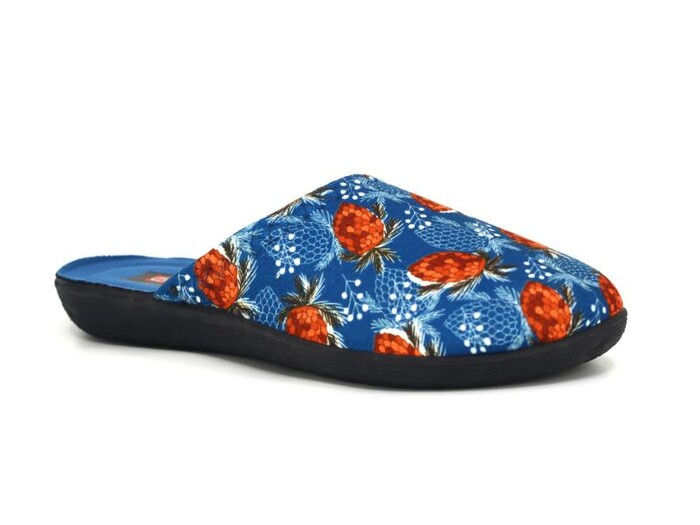 Gezer Zenne 15867.00 Traşlı Ev Terliği Petrol Mavisi - Gezer