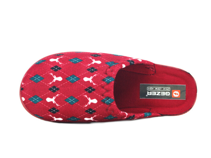 Gezer Zenne 15868.00 Traşlı Ev Terliği Bordo - Gezer (1)