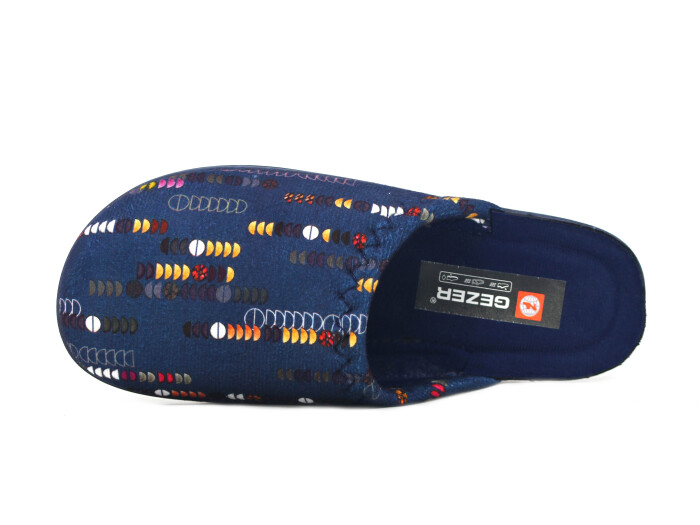 Gezer Zenne 15869.00 Traşlı Ev Terliği Lacivert - Gezer (1)