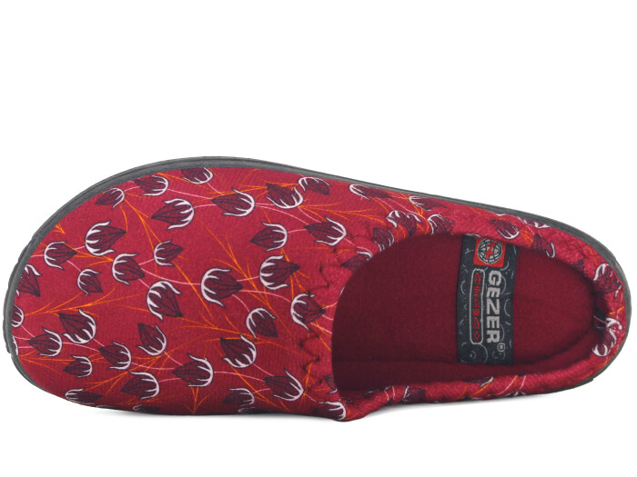Gezer Zenne 15873 Gondol Kışlık Ev Terliği Bordo - 2