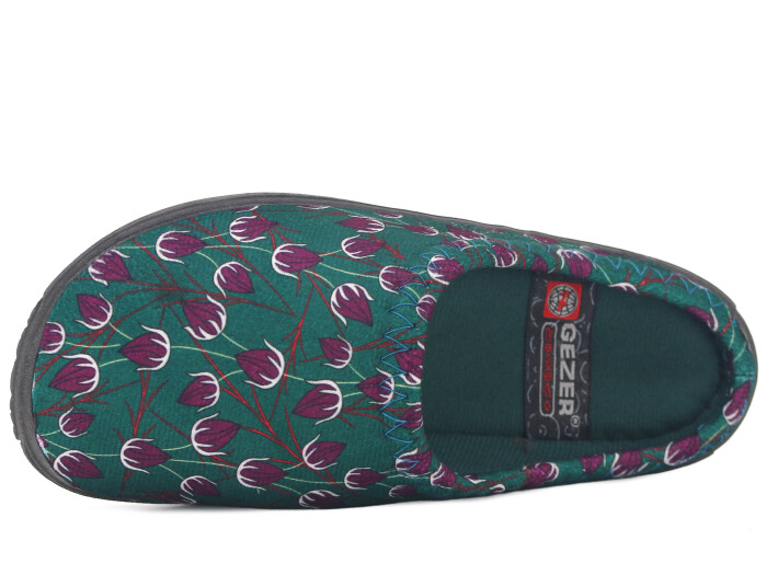 Gezer Zenne 15873 Gondol Kışlık Ev Terliği Petrol Yeşili - Gezer (1)