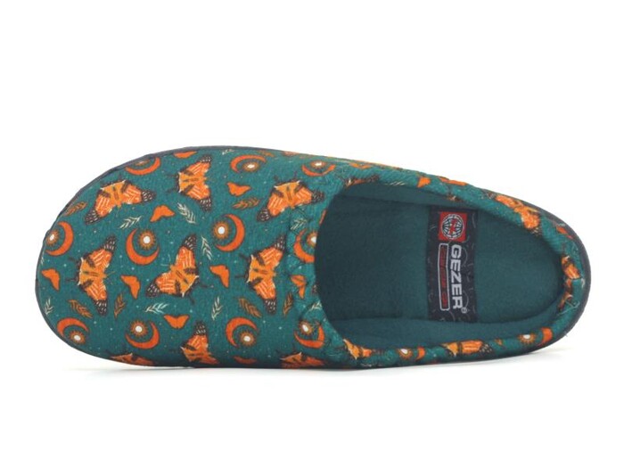 Gezer Zenne 15876.00 PVC Gondol Ev Terliği Petrol Yeşili - Gezer (1)