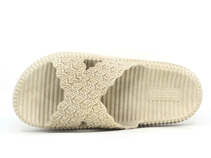 Gezer Zenne 15910.00 Çapraz Airblow Kaydırmaz Terlik Bej - Gezer (1)