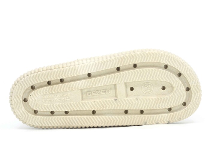 Gezer Zenne 15910.00 Çapraz Airblow Kaydırmaz Terlik Bej - 3