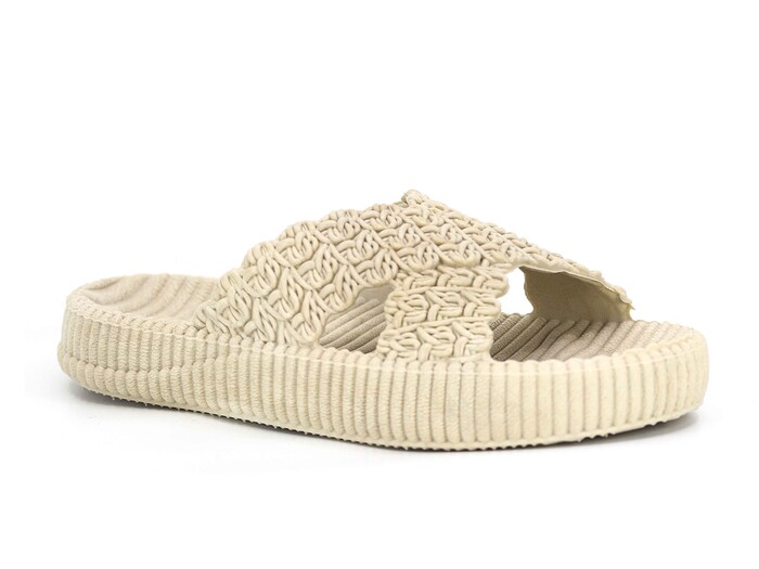 Gezer Zenne 15910.00 Çapraz Airblow Kaydırmaz Terlik Bej - 1