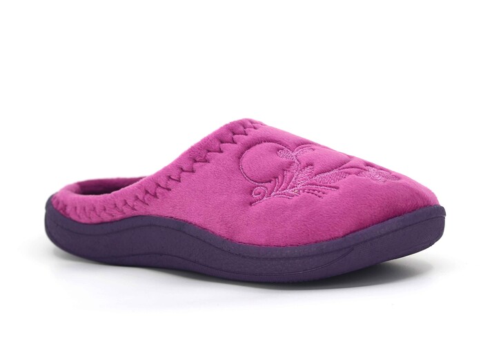 Gezer Zenne 15926.00 PVC Nakışlı Gondol Ev Terliği Mor - Gezer