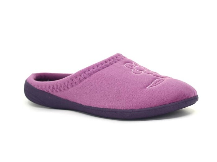 Gezer Zenne 15941.00 PVC Nakışlı Gondol Ev Terliği Mor - Gezer