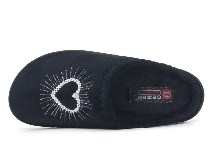 Gezer Zenne 15944.00 Nakışlı Gondol Ev Terliği Siyah - Gezer (1)