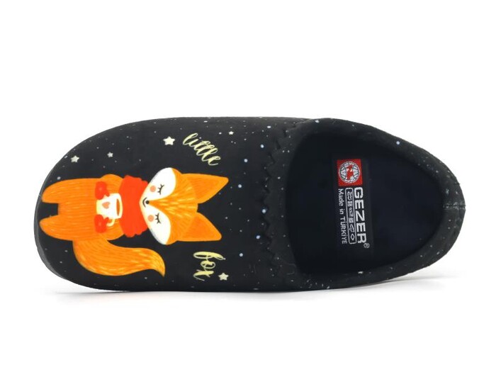 Gezer Zenne 15973.00 Baskılı Gondol Poli Ev Terliği Siyah - Gezer (1)