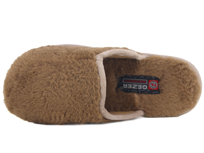 Gezer Zenne 16023.00 Havlulu Poli Koleksiyon Ev Terliği Açık Vizon - Gezer (1)