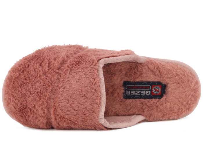 Gezer Zenne 16023.00 Havlulu Poli Koleksiyon Ev Terliği Gül Kurusu - Gezer (1)