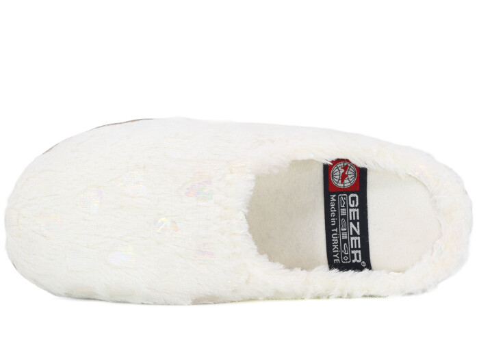 Gezer Zenne 16056.00 Havlulu Traşlı Ev Terliği Beyaz - 2