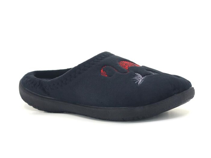 Gezer Zenne 16063.00 Nakışlı Gondol Ev Terliği Siyah - Gezer