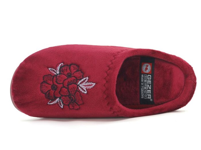 Gezer Zenne 16065.00 Nakışlı Gondol Ev Terliği Bordo - Gezer (1)